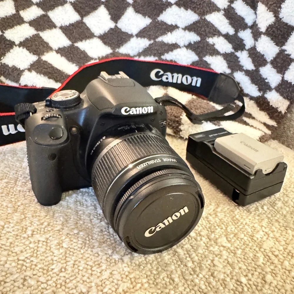 Canon EOS Rebel T1i Black Digital Camera Sleek Design